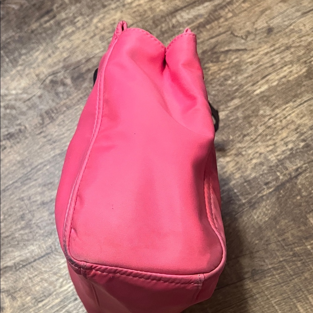 Kate Spade New York Pink Nylon Tote Shoulder Bag Black Handles – Read - Picture 6 of 15